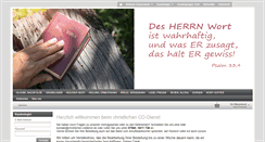 Desktop Screenshot of christlicher-cd-dienst.de